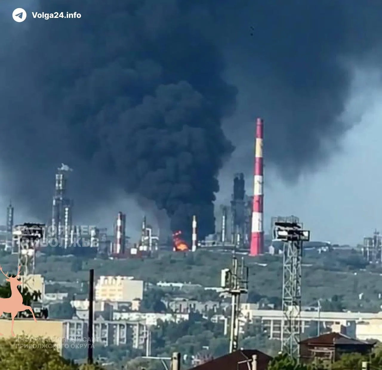 21 мая в Сызрани произошёл налёт БПЛА на Сызранский нефтеперерабатывающий завод: возник крупный пожар, по официальным данным погибли два человека, введён режим «Ковер», один дрон упал в жилом секторе.