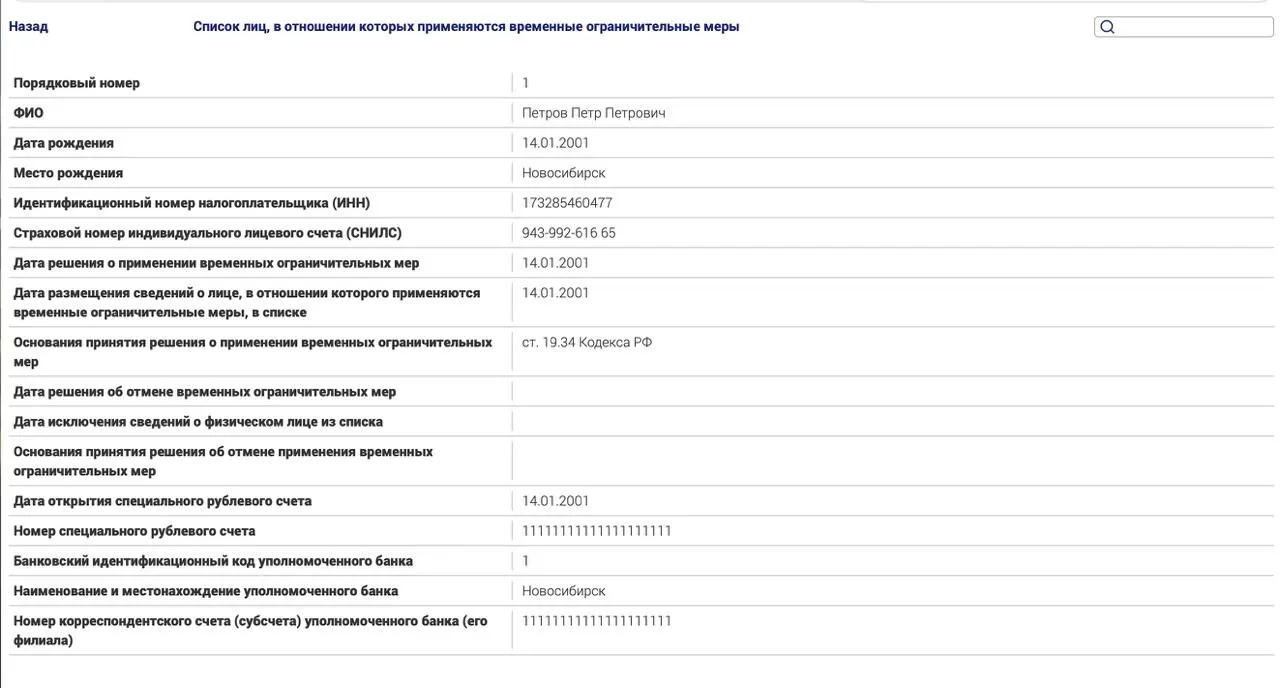 Новый реестр фиксирует россиян за границей и попавших под политически мотивированные дела, с введением расширенных ограничений.