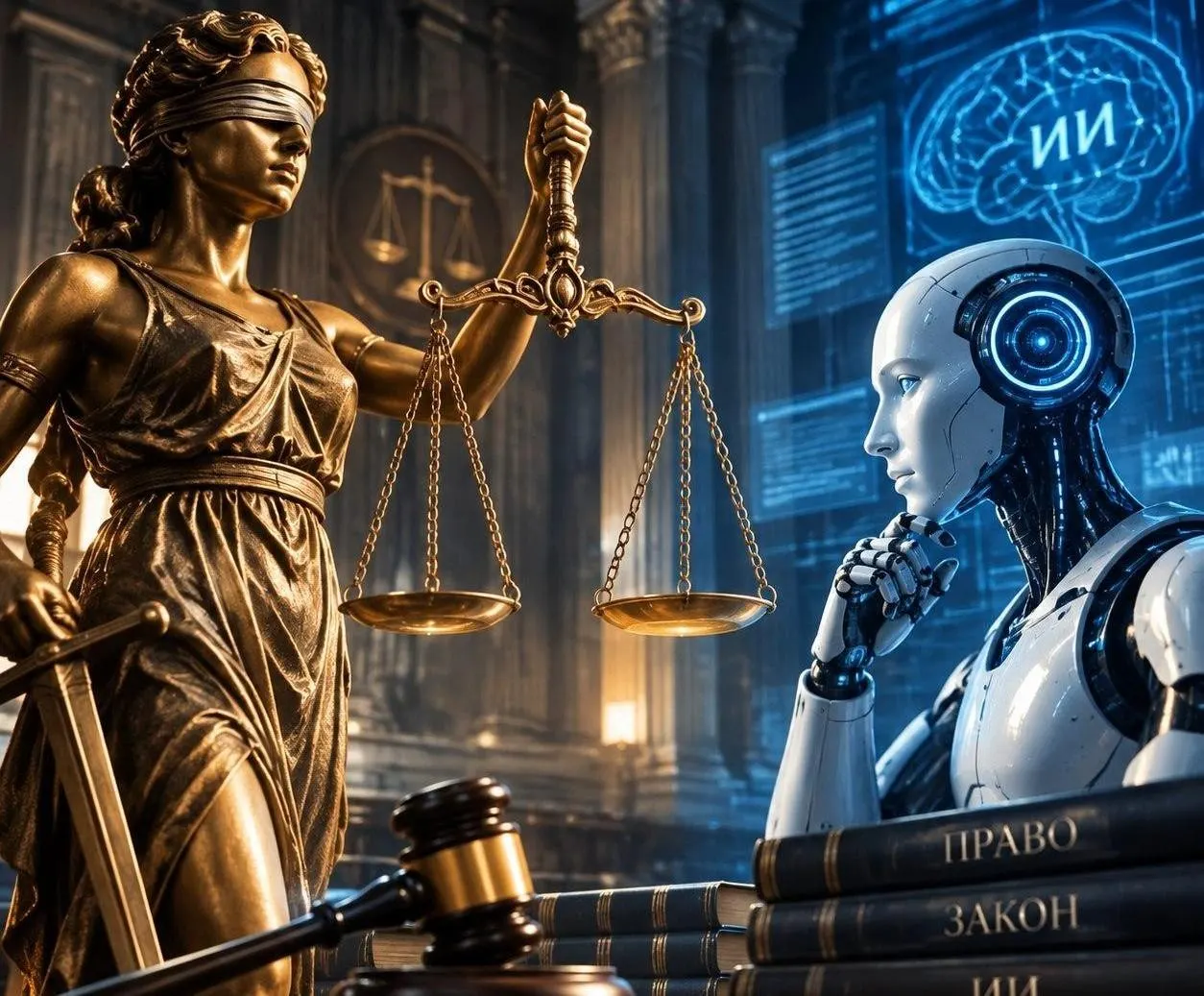 В ближайшем году судебная система начнет внедрять ИИ-системы, помогающие работе суда.